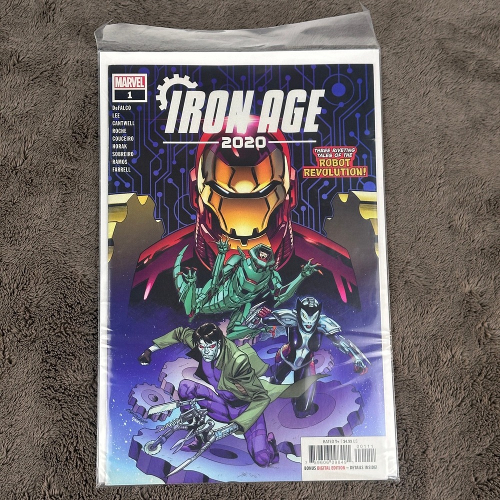 Marvel Iron Age 2020 #1 Comic Book Robot Revolution Modern‎ Age 2020 Dan Mora